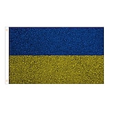 cheap Mr &amp; Mrs Wedding-Ukraine Flag 90*150cm Flag Ukraine Background Cloth Ukraine Flag