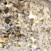 cheap Chandeliers-80cm Unique Design Chandelier Stainless Steel Electroplated Modern 220-240V