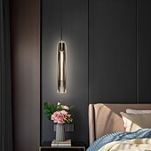 cheap Pendant Lights-8cm Pendant Lantern Design Line Design Geometric Shapes Pendant Light Copper Artistic Style Modern Style Stylish Brass Artistic Modern 85-265V