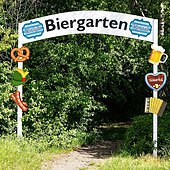 billige Fest utstyr-tysk oktoberfest fest trekke flagg München banner blå hvit rutere ferie dekorasjon forsyninger