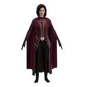 voordelige Kostuums voor dames-Scarlet Witch Wanda Django Maximoff Outfits Gemaskerd Bal Cosplay Kostuum feest Film cosplay for Dames Volwassenen Maskerade Vrijgezellenfeest