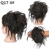 abordables Chignons-ébouriffé chignon désordonné chignon postiche extension de cheveux queue de cheval avec élastique élastique chignon queue de cheval postiche extensions de cheveux synthétiques chouchous queue de