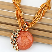 abordables Collares y colgantes-Mujer Collares Estilo Étnico Calle Gema Collares
