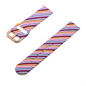 cheap Samsung Watch Bands-Watch Band for Samsung Watch 7/6/5/4 40/44mm, Galaxy Watch 5 Pro 45mm, Galaxy Watch 6/4 Classic 42/46/43/47mm, Watch 3, Active 2, Gear S3 S2 Silicone Replacement  Strap 20mm 22mm Adjustable Floral