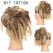 abordables Chignons-ébouriffé chignon désordonné chignon postiche extension de cheveux queue de cheval avec élastique élastique chignon queue de cheval postiche extensions de cheveux synthétiques chouchous queue de
