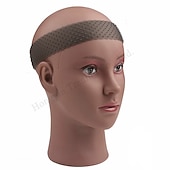 cheap Tools &amp; Accessories-Silicone Wig Headband Transparent Silicone Wig Hair Bands Non-Slip Silicone Headband with Wig Net Cap and Edge Brush for Women Unisex