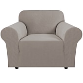 baratos Tampa da poltrona e capa de cadeira sem braço-Multifit elastano jacquard sofá slipcover antiderrapante fácil cuidado pet scratch guard t-almofada, protetor de móveis elegante para casa