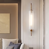 baratos Candeeiros de Parede de interior-Lâmpada de parede led fosco estilo nórdico arandelas de parede luzes de parede internas sala de estar quarto luz de parede de ferro 85-265v