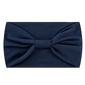 cheap Hair Styling Accessories-1PC African Headbands Knotted Hairbands Black Yoga Sport Head Wraps Wide Elastic Head Scarf for Women and Girls