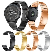 tanie Opaski do zegarków Garmin-Pasek do zegarka na Garmin MARQ Descent G1 Fenix 7S Sapphire Solar / 6S Pro / 5S Plus Fenix 7 Sapphire Solar / 6 Pro / 5 Plus Forerunner 935 945 Stal nierdzewna Zastąpienie Pasek 20mm 22mm 26mm