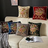 billige Trender innen puter-kuleste puter dekorative kasteputer boho geometrisk tuftet blad putetrekk mykt gårdshus vevd dusk aksent putevar moderne tribal teksturert