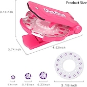 abordables Rasage et épilation-kit cheveux bedazzler avec strass glam collection hair bling gems for girlscome with glam styling tool and 180 gems - load click bling! la mode des cheveux