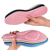 cheap Insoles &amp; Inserts-1 Pair Multi-Color Memory Foam Insoles for Shoes - Soft Cushioning, Shock Absorption, Non-Slip Design, Unisex Comfort for Sports, Casual, and Formal Footwear