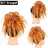 abordables Chignons-ébouriffé chignon désordonné chignon postiche extension de cheveux queue de cheval avec élastique élastique chignon queue de cheval postiche extensions de cheveux synthétiques chouchous queue de