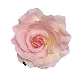 abordables Accessoires de coiffure-flocage tissu rose pinces à cheveux tissu cheveux accessoires riche rose pinces à cheveux mariage mode fleur pinces à cheveux bord clips