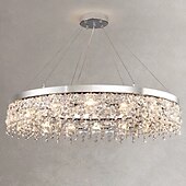 cheap Chandeliers-50cm Unique Design Chandelier Stainless Steel Electroplated Modern 220-240V