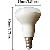 זול נורות כדוריות לד-4 יחידות 3w נורת led e14 r39 פטריית צוואר ארוך 30w הלוגן שווה ערך לזרקור מסלול הצפה אור מנורת שולחן מנורת שולחן חם לבן לא ניתן לעמעום