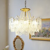 economico Lampadari-Lampadario da 60 cm dal design unico in metallo elettrolitico moderno 220-240v