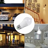 baratos Lâmpadas LED Redondas-4 peças 9w e27 led lâmpada noturna com sensor de movimento pir sensor de detecção de movimento a60 a19 220v