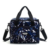 baratos Malas de Viagem-bolsa de almoço isolada à prova de vazamentos com ajustável &amp; Recipiente de lancheira reutilizável durável alça de ombro removível para mulheres/homens/piquenique/trabalho/viagens/caminhadas/camping