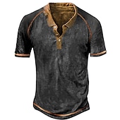 cheap Men&#039;s Classic Polo-Men&#039;s Polo Shirt Golf Shirt Outdoor Street Turndown Short Sleeves Fashion Designer Graphic Button-Down Print Summer Spring Regular Fit Blue Green Khaki Gray Polo Shirt