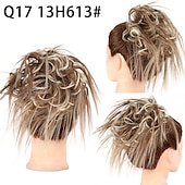 abordables Chignons-ébouriffé chignon désordonné chignon postiche extension de cheveux queue de cheval avec élastique élastique chignon queue de cheval postiche extensions de cheveux synthétiques chouchous queue de