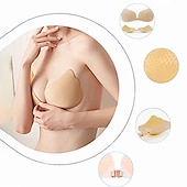 olcso Melltartók-női molett melltartók &amp;amp; bralettes öntapadós melltartó pánt nélküli 3/4 csésze egyszínű mikroelasztikus légáteresztő push up láthatatlan esküvői parti &amp;amp; esti szilikagél 805-1 bőrtónus / 1 db