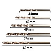 economico set di punte da trapano-50 pz/set cobalto m35 drill bit twist in acciaio inox trapano speciale ad alta velocità in acciaio metallo foro drill bit 1mm-3mm