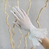 cheap Accessories and More-1950s Roaring 20s 1920s Gloves The Great Gatsby Wedding Guest Women&#039;s Masquerade Party / Evening Wedding Reception Bachelorette Party Adults Gloves
