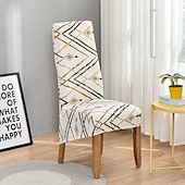 billiga Matstolsöverdrag-stretch matstolsöverdrag xl/överdimensionerad avtagbar tvättbar mjuk spandex hög rygg stor stolsöverdrag överdrag för matsal kök hotellbord bankett