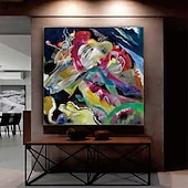 economico Quadri famosi-dipinto a mano dipinto a olio wall art wassily kandinsky intaglio astratto decorazione della casa arredamento tela arrotolata senza cornice non allungata
