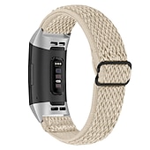 baratos Pulseiras de relógio Fitbit-Pulseira de Smartwatch Compatível com Fitbit Charge 4 / Charge 3 / Charge 3 SE Charge 5 Charge 2 Náilon Relógio inteligente Alça Entrançado Ajustável Respirável Loop Solo Substituição Pulseira