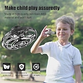 billiga Självlysande leksaker-fidget spinner fluga ufo mini drone boomerang magisk handkontrollerad flygande spinner leksak för barn vuxen tjänsteman för present till pojke&amp;amp;flickor