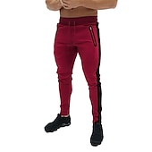 economico Pantaloni della tuta-Per uomo Pantaloni della tuta Jogging Pareggiatore Pantaloni Tasche A cordoncino Vita elastica Color Block Comfort Esterno Giornaliero Per uscire Sportivo Di tendenza Nero Bianco