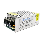 tanie Zasilanie-Konwerter przełącznika 110v/240v ac na dc dc12v 2a-30a 24w-360w zasilacz uniwersalny transformator napięcia stabilizowanego sterownik adaptera odpowiedni do listwa świetlna led system bezpieczeństwa