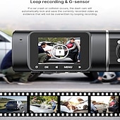 זול DVR לרכב-J02 1080p עיצוב חדש / HD מלא / האתחול האוטומטי רכב DVR 170 מעלות זווית רחבה CMOS 1.5 אִינְטשׁ LCD דש קאם עם ראיית לילה / G-Sensor / מצב חנייה לד 4 אינפרא אדום רכב מקליט / Motion Detection / WDR