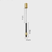 economico Luci a sospensione-Lampada a sospensione da 30 cm a led in rame orientabile a sospensione, lampada a sospensione moderna mini lampada da soffitto a sospensione per cucina soggiorno camera da letto corridoio