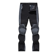 abordables pantalones activos para hombre-Hombre Pantalones para senderismo Pantalones con forro polar Pantalones de protección Invierno Al aire libre Mantiene abrigado Resistente al Viento Transpirable Resistente al Agua Pantalones / Vellón