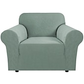 baratos Tampa da poltrona e capa de cadeira sem braço-Multifit elastano jacquard sofá slipcover antiderrapante fácil cuidado pet scratch guard t-almofada, protetor de móveis elegante para casa