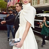 cheap Cape-Women's Wrap Bolero Bridal's Wraps Wedding Guest 's Wraps  Bridal Sleeveless Satin Wedding Wraps With Pure Color For Wedding All Seasons dress to impress