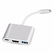 levne Kabely-LITBest USB 3.0 USB C Náboje 6 Přístavy OTG Rozbočovač USB s HDMI 1.4 USB 3.0 USB C USB 3.0*1 Dodávka energie Pro
