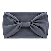cheap Hair Styling Accessories-1PC African Headbands Knotted Hairbands Black Yoga Sport Head Wraps Wide Elastic Head Scarf for Women and Girls