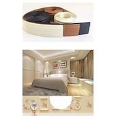 cheap Wallpaper-Solid Color 3D Foam Panel Tape Strip Wallpaper Border Waistline Peel and Stick Self Adhesive PVC/Vinyl Modern Waterproof Wall Decal for Room Multiple Size