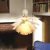 お買い得  ペンダントライト-50cmペンダントランタンデザインペンダントライトアクリル電気メッキモダン220-240v