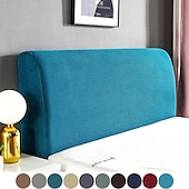 cheap Bedding Accessories-Stretch Bed Headboard Cover,Grey Green Elastic Jacquard Headboard Slipcover, Dustproof Bed Head Cover for Bedroom