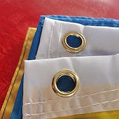 cheap Mr &amp; Mrs Wedding-Ukraine Flag 90*150cm Flag Ukraine Background Cloth Ukraine Flag