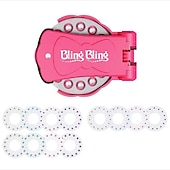 abordables Rasage et épilation-kit cheveux bedazzler avec strass glam collection hair bling gems for girlscome with glam styling tool and 180 gems - load click bling! la mode des cheveux