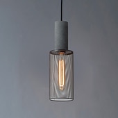 cheap Pendant Lights-6cm Pendant Light Single Design Island Design Pendant Light Metal Painted Finishes Vintage Nordic Style 85-265V