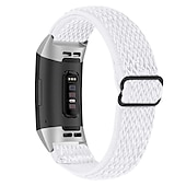 baratos Pulseiras de relógio Fitbit-Pulseira de Smartwatch Compatível com Fitbit Charge 4 / Charge 3 / Charge 3 SE Charge 5 Charge 2 Náilon Relógio inteligente Alça Entrançado Ajustável Respirável Loop Solo Substituição Pulseira