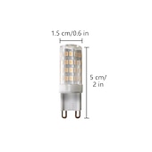 cheap LED Bi-pin Lights-6pcs LED Light Bulb G9 Bi Pin Lamp 4W AC220V 52 LED SMD2835 Spotlight Chandelier Ceiling Light 40W Halogen Equivalent Warm Cold White AC110-240V Non-dimmable